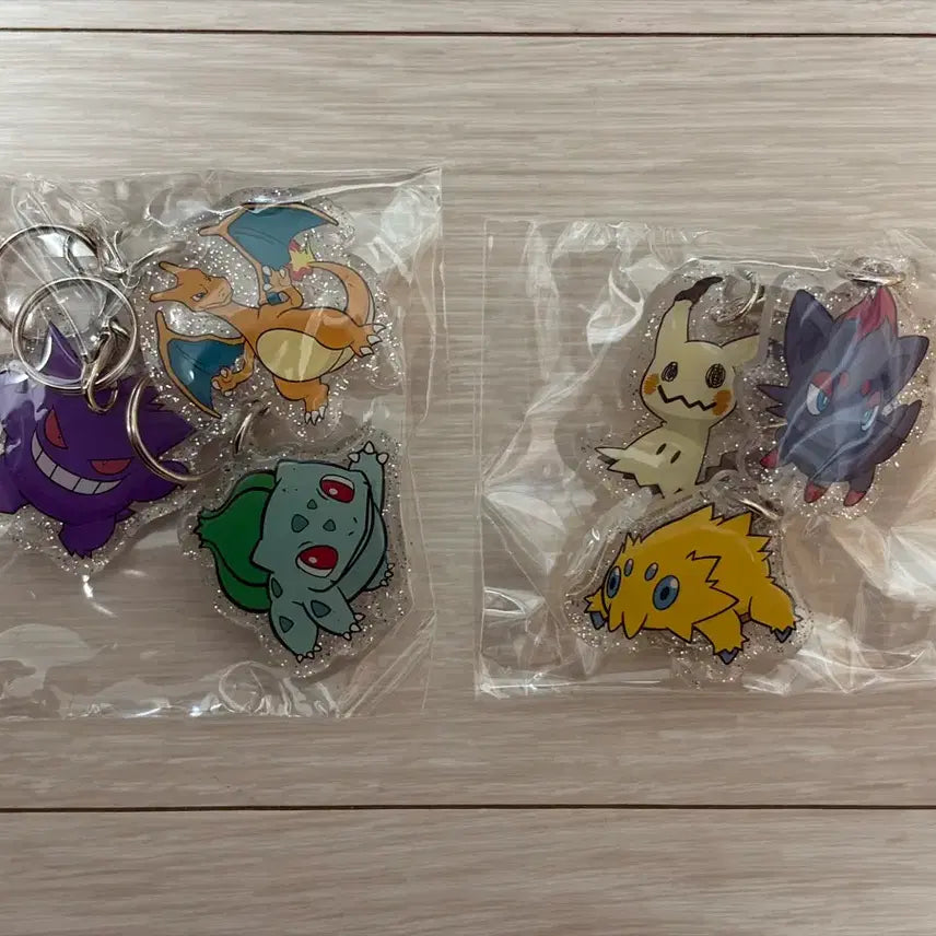 [BUNJANG] Pokemon Carabiner Keychain Gacha Set Bundle / (일괄) 포켓몬 카라비너 키링 가챠 2세트