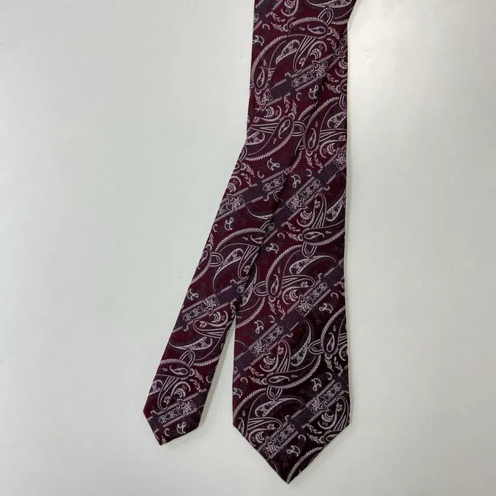 [BUNJANG] DAKS Paisley Silk Necktie / 닥스 (DAKS) 명품 정품 페이즐리 넥타이
