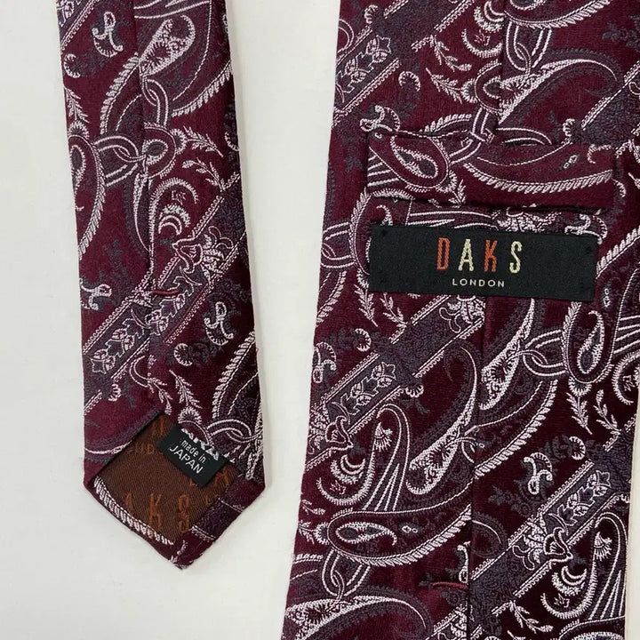 [BUNJANG] DAKS Paisley Silk Necktie / 닥스 (DAKS) 명품 정품 페이즐리 넥타이