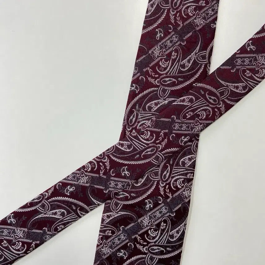 [BUNJANG] DAKS Paisley Silk Necktie / 닥스 (DAKS) 명품 정품 페이즐리 넥타이