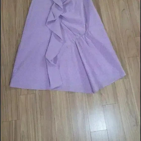 [BUNJANG] On&amp;On Frill Wrap Skirt Lavender / 온앤온 프릴 랩스커트 라벤더 여성