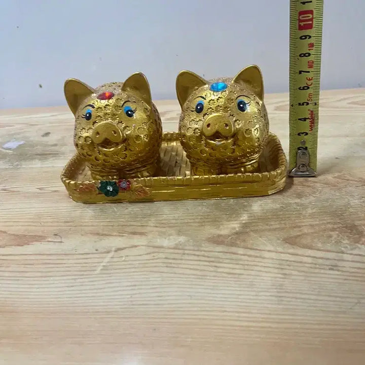 [BUNJANG] Pig Sculpture Set / 귀엽고 묵직한 돼지조형 2개  /   요316