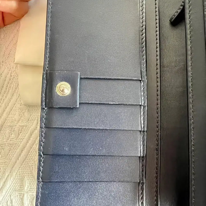 [BUNJANG] Gucci GG Navy Long Wallet / 구찌 GG 심블 네이비 장지갑 / 남녀공용 / 더스트백 포함