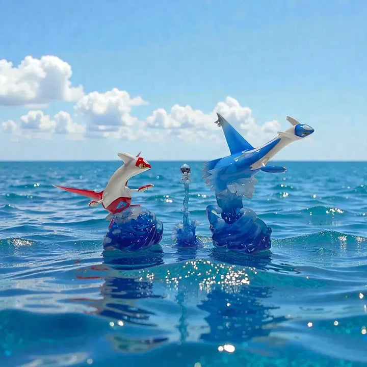 [BUNJANG] Pokemon Latias Latios "Droplet of Mind" Resin Figure / 포켓몬스터 라티아스 라티오스 마음의 물방울 레진