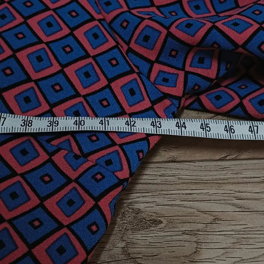 [BUNJANG] Pattern Wrap Long Dress / 패턴 랩 롱 원피스