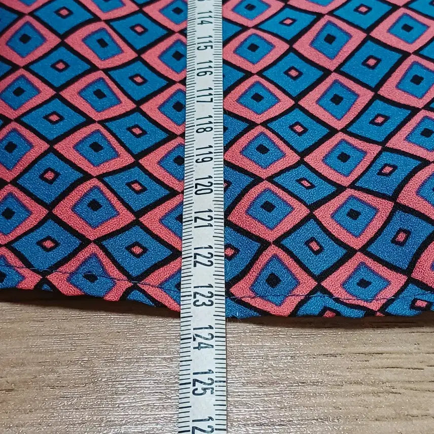 [BUNJANG] Pattern Wrap Long Dress / 패턴 랩 롱 원피스