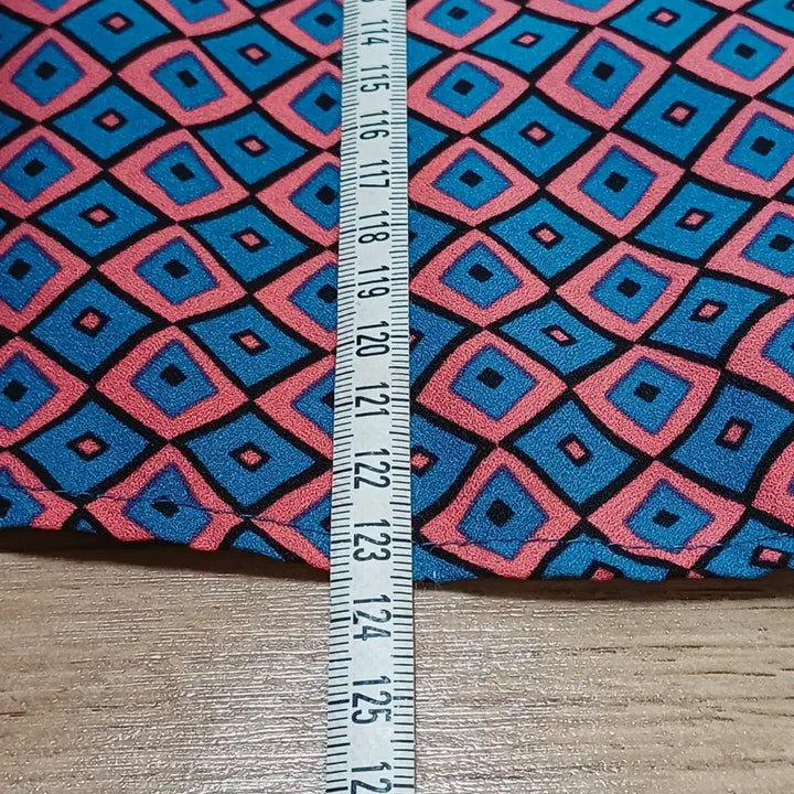 [BUNJANG] Pattern Wrap Long Dress / 패턴 랩 롱 원피스