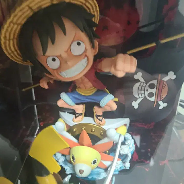 [BUNJANG] Show Hand Luffy Resin Figure / 쇼핸드 show hand 깃발 루피 레진 피규어