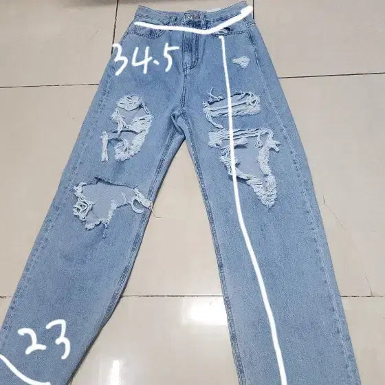 [BUNJANG] Mardi Mercredi Jeans S Size / 마르디메크르디 이쁜 청바지 S