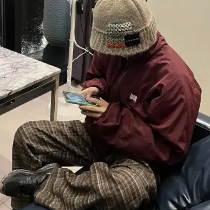 [SOLD OUT] 브라운 체크 바지 (TAG CHECK PANTS - BROWN) L 사이