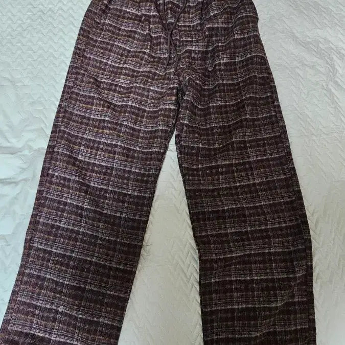 [SOLD OUT] 브라운 체크 바지 (TAG CHECK PANTS - BROWN) L 사이