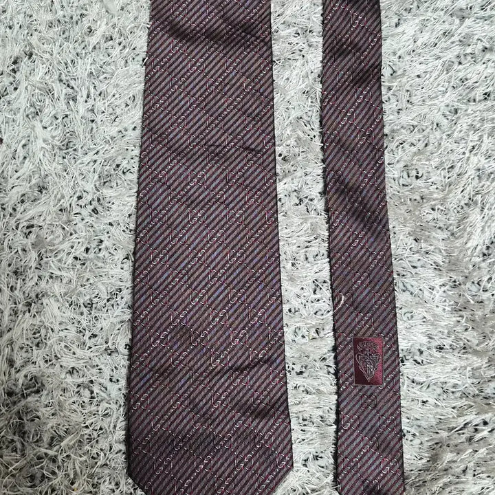[BUNJANG] Gucci Jacquard Diagonal Stripe Tie / 구찌GUCCI 자카드 사선 넥타이 Free - N16