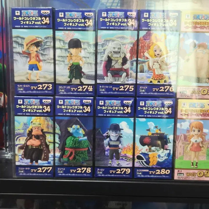 [BUNJANG] One Piece World Collectable Figure Vol. 34 Bundle Set / 개봉품 원피스 월콜 34탄  피규어 일괄판매