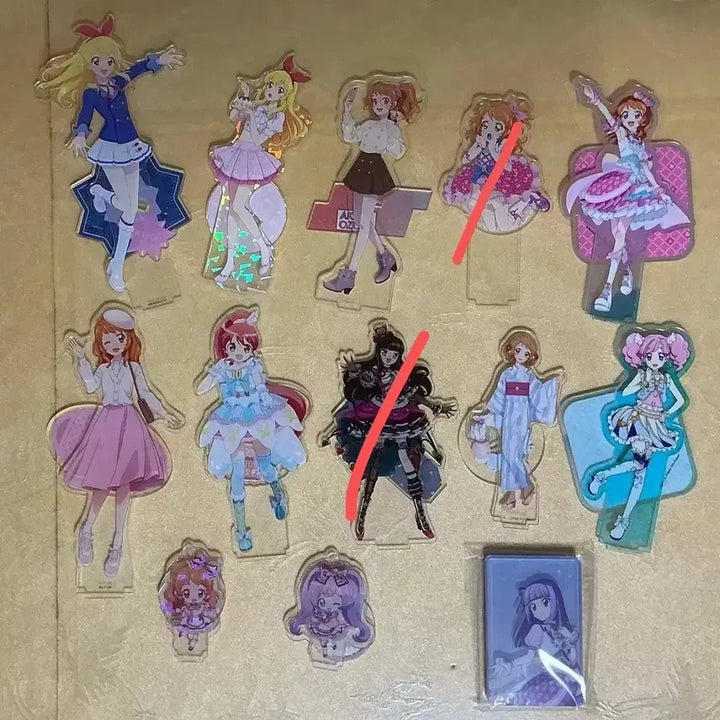 [BUNJANG] Aikatsu! &amp; Pripara Acrylic Stand Bundle / 아이카츠 아이엠스타 프리파라 스타파라 아카리 이치고 미카 아크릴 양도