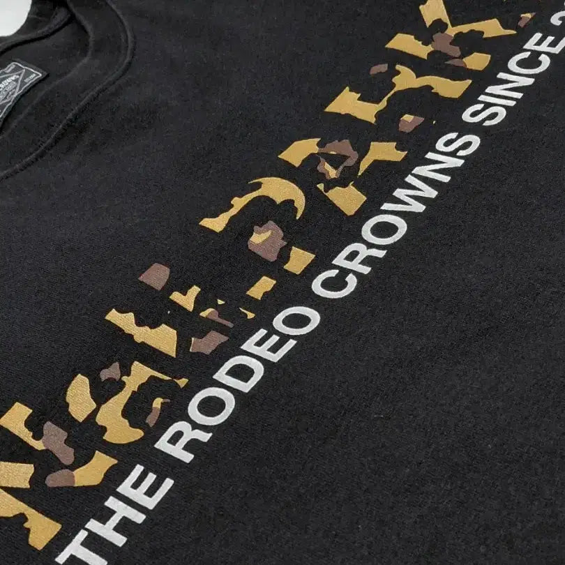 [BUNJANG] Rodeo Crowns Leopard Back Panel Sweatshirt / [L] 로데오 크라운즈(Rodeo Crowns) 백패널 레오파드 맨투맨