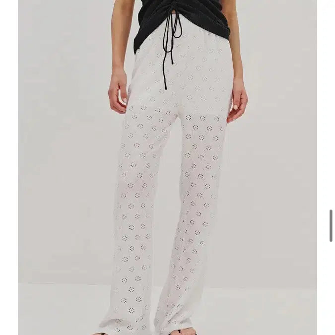 [BUNJANG] Audier Lace Bootcut Banding Pants / 새상품)오디에르 레이스 부츠컷 밴딩팬츠 Free