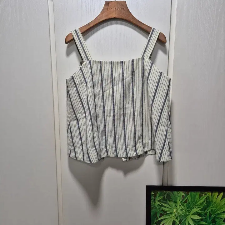 [BUNJANG] Stripe Cami Top and Skirt Two-Piece Set / (세일)(새상품)스트라이프 끈나시 스커트 투피스 세트