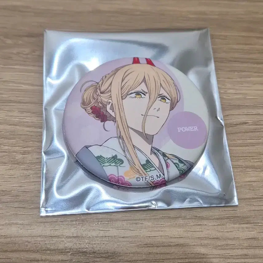 [BUNJANG] Chainsaw Man Power Kimono Can Badge / 체인소맨 기모노 캔뱃지 파워 뱃지