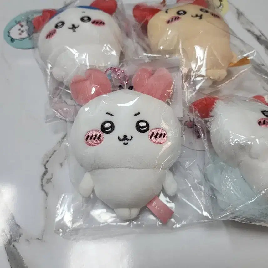 [BUNJANG] Chiikawa Crab Mascot Set (4 Types) / 치이카와 꽃게 마스코트 4종 세트(우사기,치이카와,하치와레,모몽가)