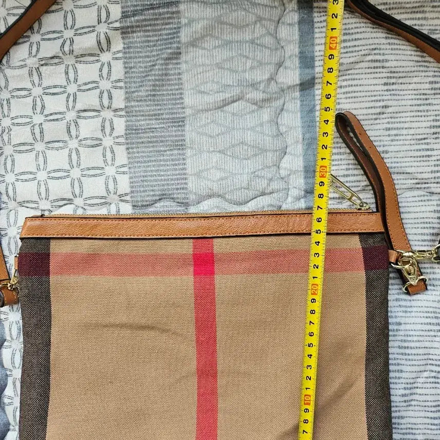 [BUNJANG] Check Crossbody Bag / 체크 크로스백