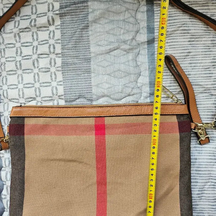[BUNJANG] Check Crossbody Bag / 체크 크로스백