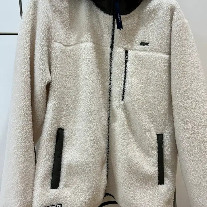 [BUNJANG] Lacoste Fleece Jacket / 라코스테 양털자켓 105-107 (새상품급)