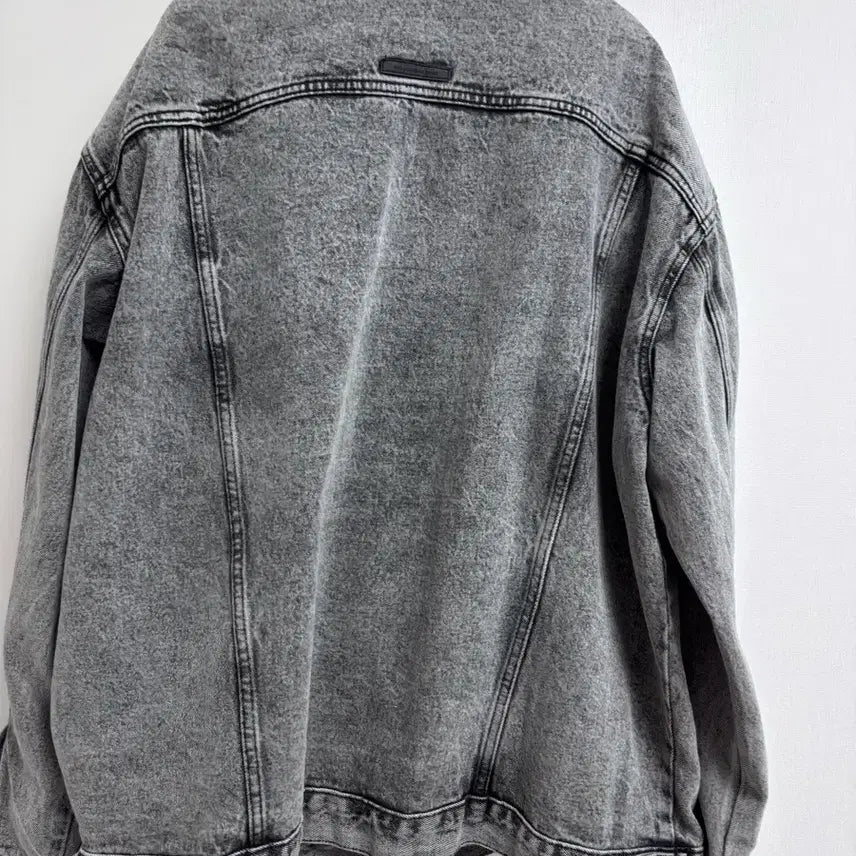 [BUNJANG] Bellboy 201 Oversized Denim Jacket / 벨201 박시 보잇 데님 청자켓 흑청