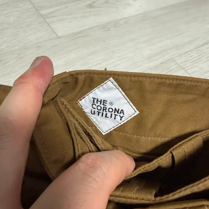 [BUNJANG] CORONA Utility Pants - Khaki Brown - Size L / CORONA 유틸팬츠L 32-34
