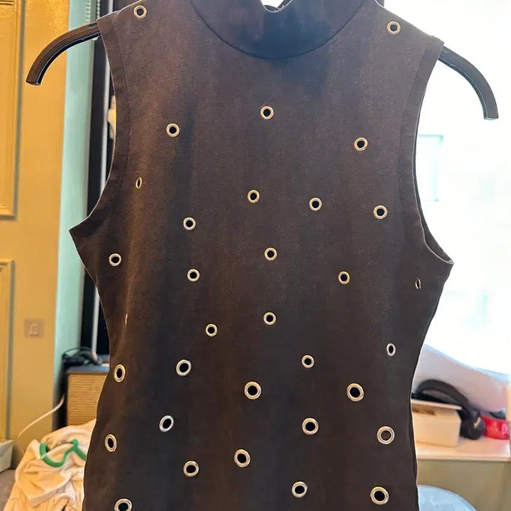 [BUNJANG] Zara Washed Perforated Bodysuit / zara 자라 워싱 펀칭 바디수트