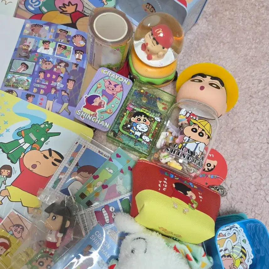 [BUNJANG] Crayon Shin-chan Goods Bundle / 대 혜자 짱구 굿즈 모음 (인형/문구류)