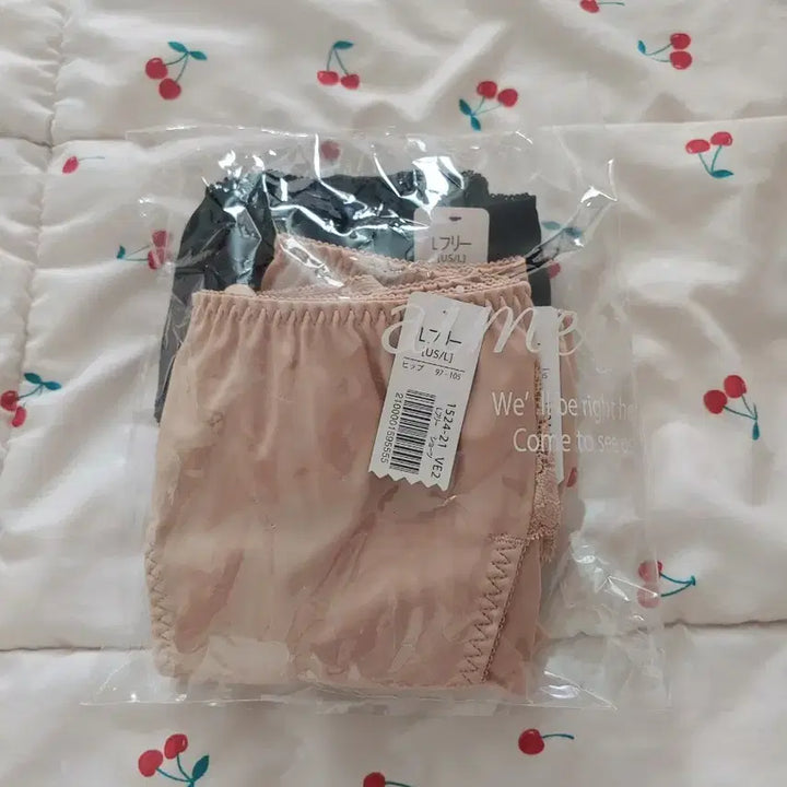 [BUNJANG] Emepil Chomerry Hemline Panty Set / 에메필 초모리 햄라인 팬티 4종세트