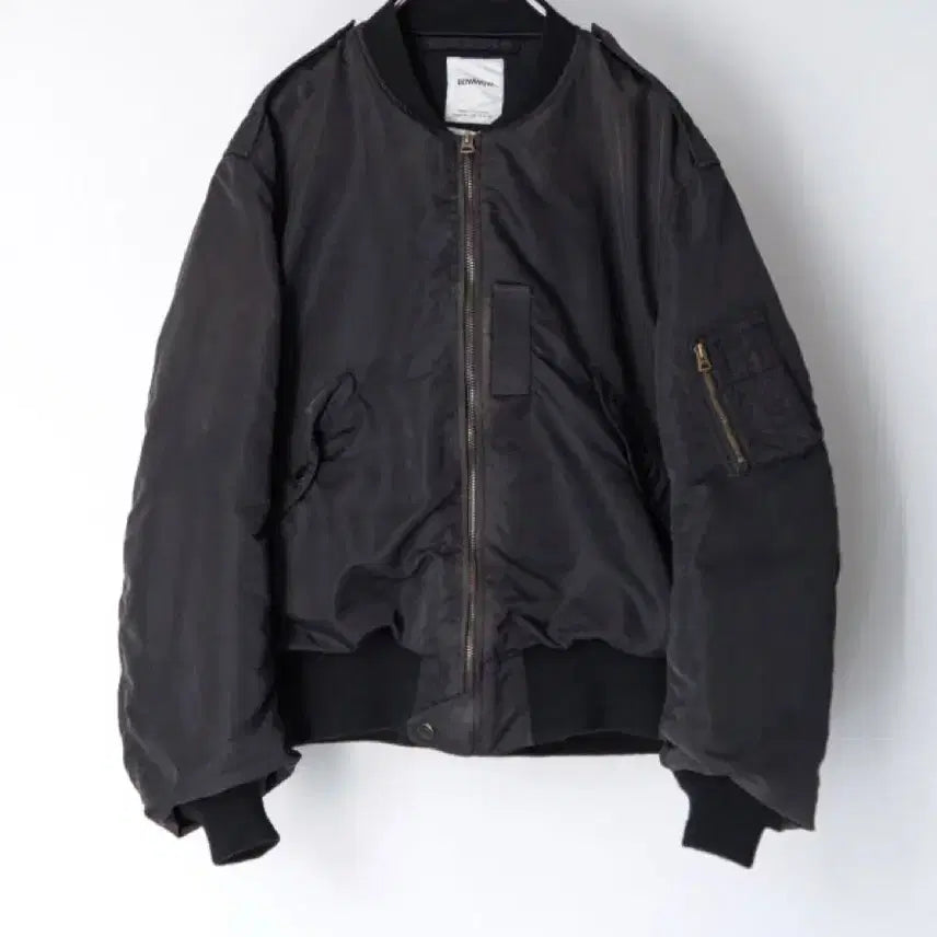 [BUNJANG] Bowwow L2B Black Bomber Jacket / [XL] bowwow 바우와우 L2B 블랙