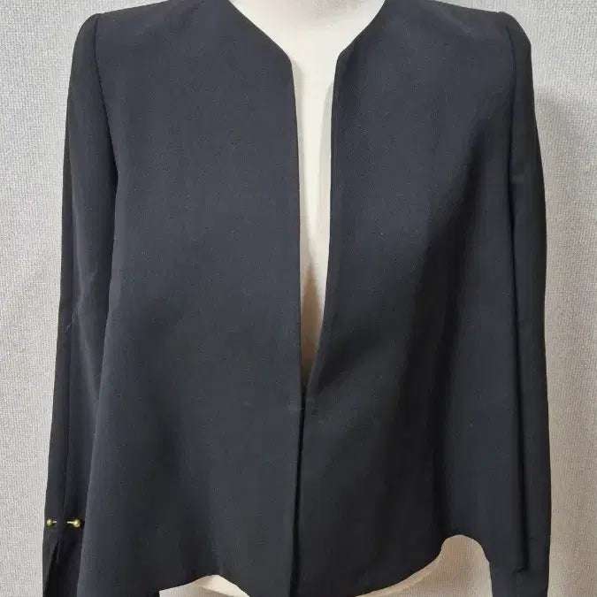 [BUNJANG] DUEL Black Collarless Jacket Women&