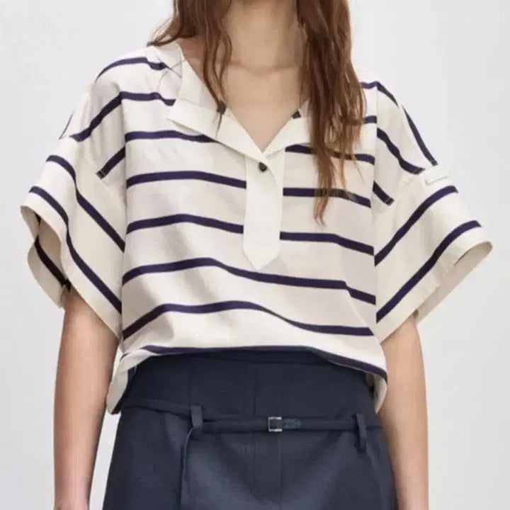 [BUNJANG] System Striped T-shirt / 시스템 스트라이프 티셔츠