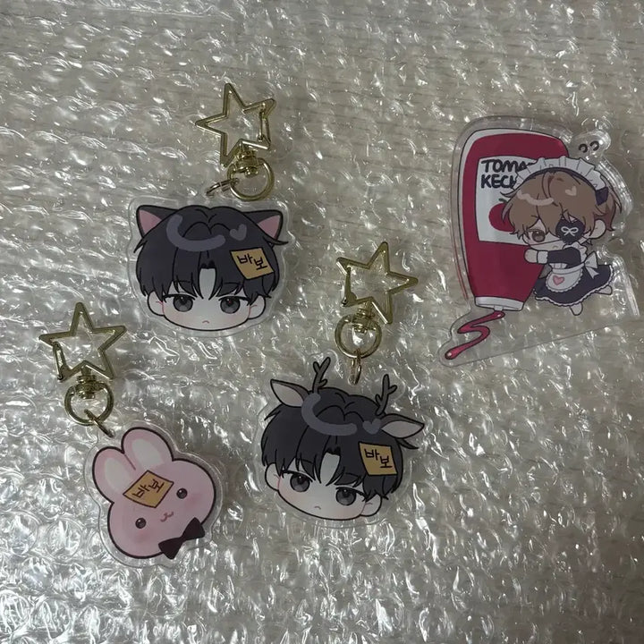 [BUNJANG] GyeDamChulGeun Unofficial Corotto Keyring (Baek Sa-heon, Choi Yo-won, Kim Sol-eum) / 괴담출근 비공식 노루 포도 김솔음 백사헌 최요원 제삼 키링 코롯토 양도