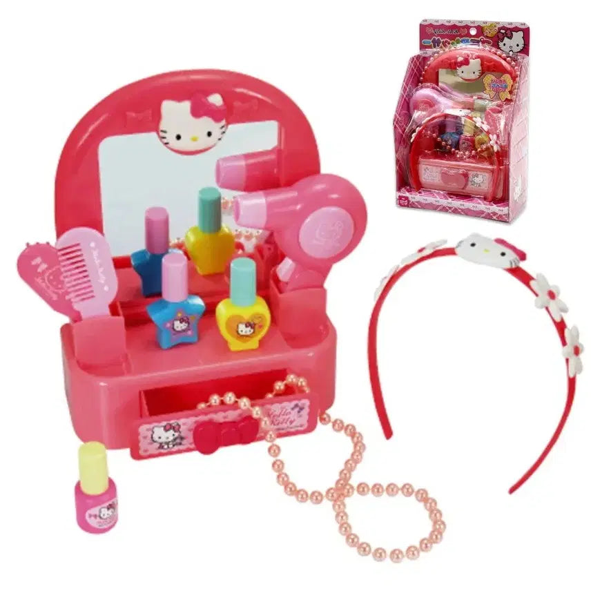 [BUNJANG] Hello Kitty Toy Vanity Playset / 헬로키티 미용 화장대 장난감 세트