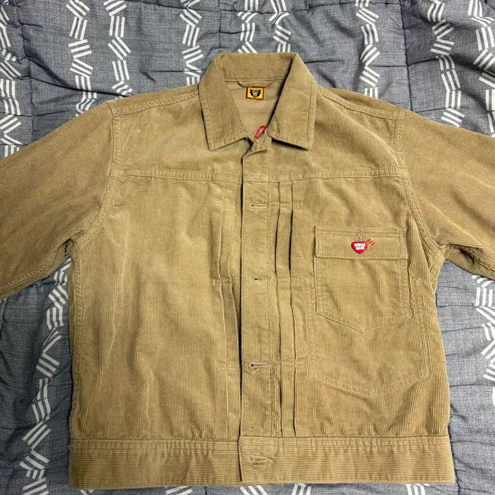 [BUNJANG] Human Made Daks Corduroy Work Jacket Beige M / [M] 휴먼메이드 닥스 코듀로이 워크 자켓 베이지