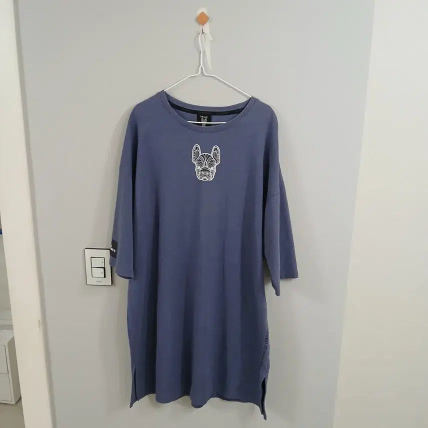 [BUNJANG] LifeWork Indigo 3/4 Sleeve Oversized Dress / 라이프워크 칠부원피스 정품 free