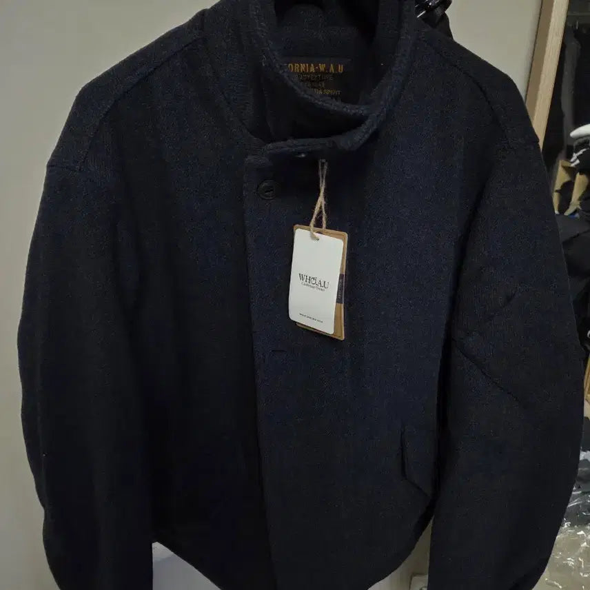 [BUNJANG] Who au MK3 Flight Wool Jacket Navy / 새제품 후아유 mk3 플라이트 울 모직 자켓 네이비