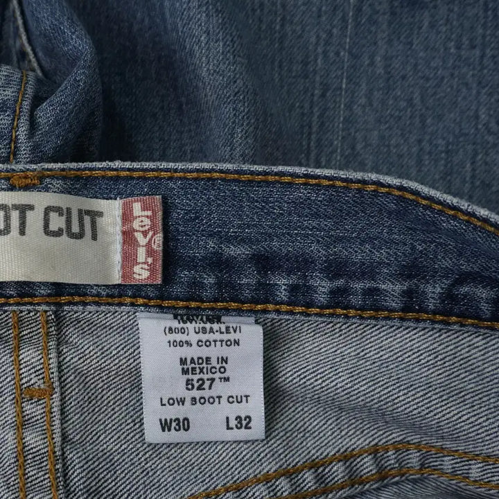 [SOLD OUT] 리바이스 527 00s 로우 부츠컷 패치 데님 팬츠 W30L32
