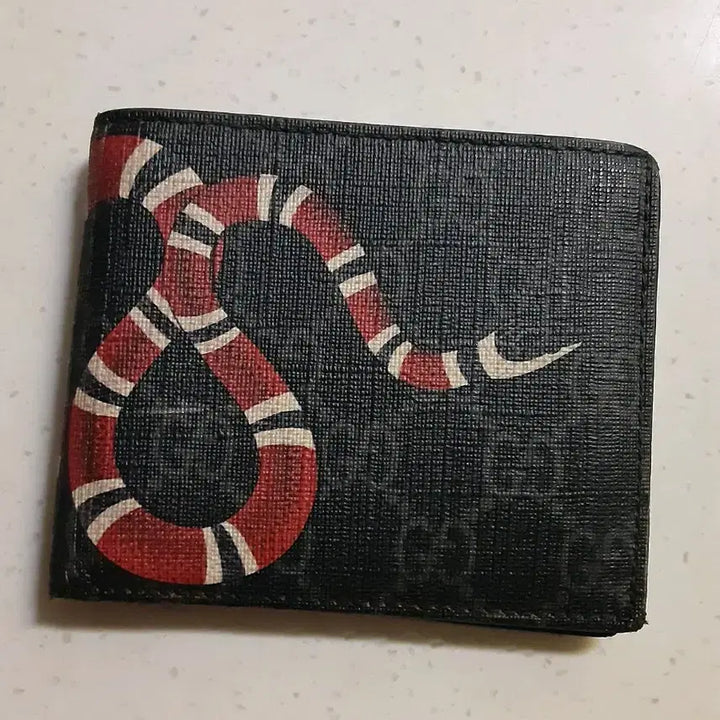 [BUNJANG] Gucci Snake Bifold Wallet / 구찌 스네이크 반지갑