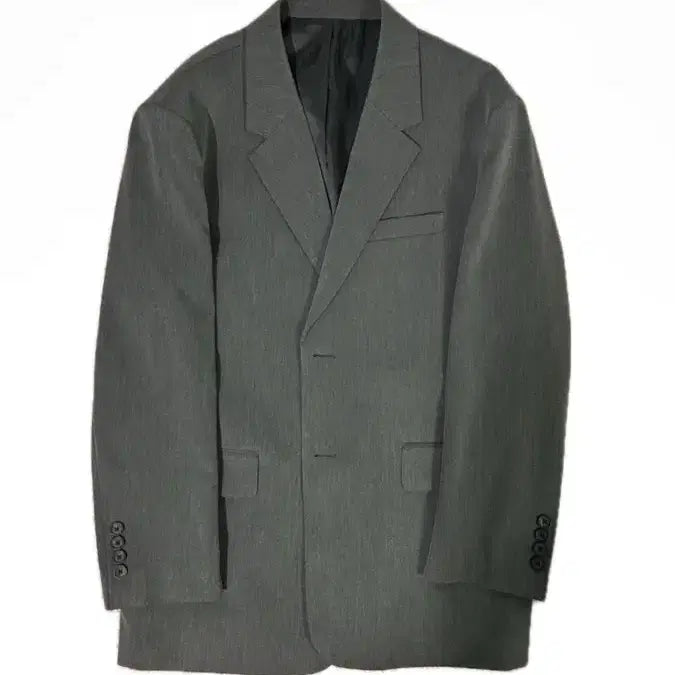 [BUNJANG] Musinsa Standard Daddy Shoulder Oversized Blazer Medium Gray 2XL / 무신사 스탠다드 대디 숄더 오버사이즈 블레이저 미디엄 그레이 2XL