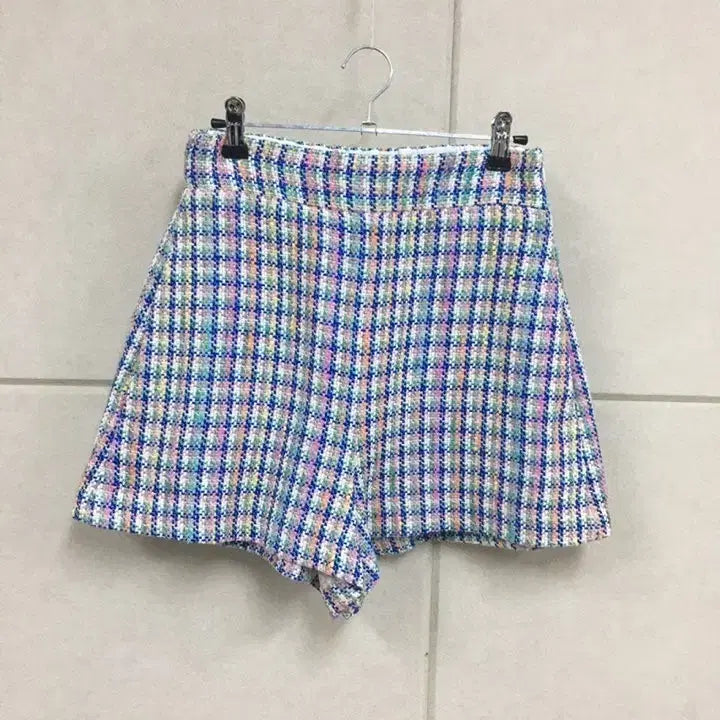 [BUNJANG] Maje Tweed Check Shorts / 마쥬 maje 트위드 체크 반바지 숏팬츠 뒷밴딩