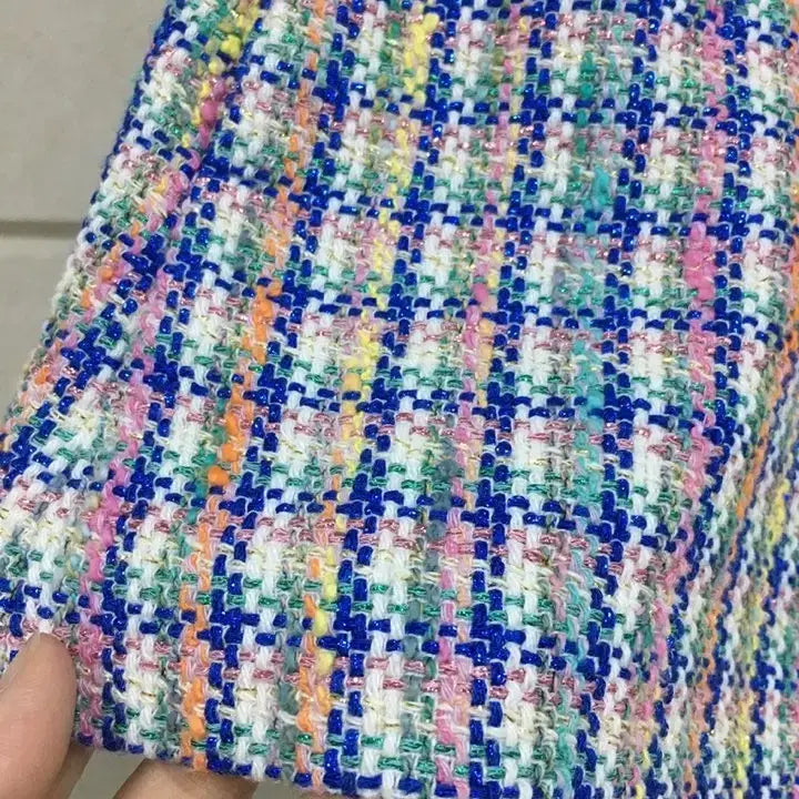 [BUNJANG] Maje Tweed Check Shorts / 마쥬 maje 트위드 체크 반바지 숏팬츠 뒷밴딩