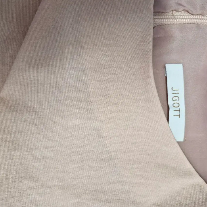 [BUNJANG] JIGOTT Beige Drape Dress / 지고트 JIGOTT 원피스 하객룩