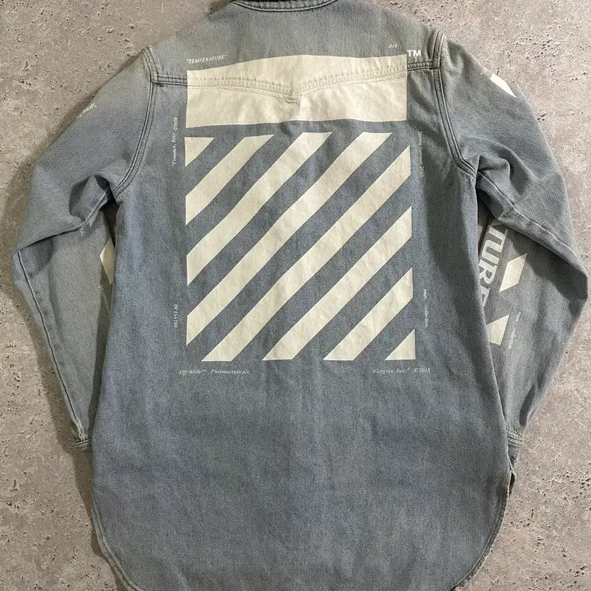 [BUNJANG] Off-White Temperature Shirt / OFF-WHITE TEMPERATURE SHIRT
