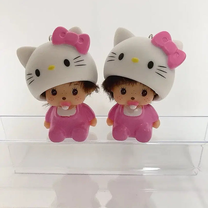 [BUNJANG] 베이비 몬치치 키티 키링 / 베이비 몬치치 키티 키링