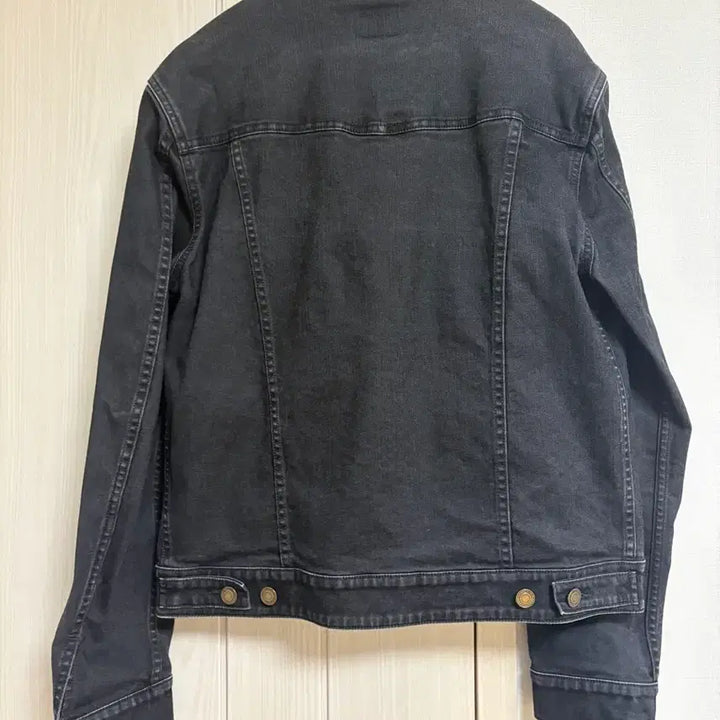[BUNJANG] Saint Laurent Black Denim Jacket / 생로랑 블랙 흑청 데님 자켓