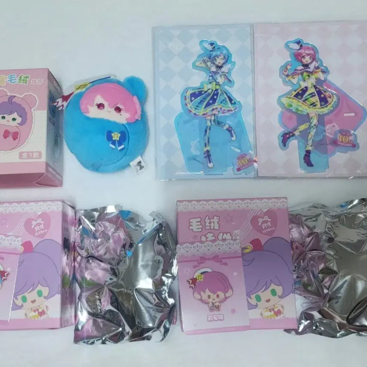 [BUNJANG] Pripara Dorothy &amp; Leona Plush Set - Chinese Version / 프리파라 도로시 레오나 중국 누이 브이스퀘어 10주년 아크릴 일괄