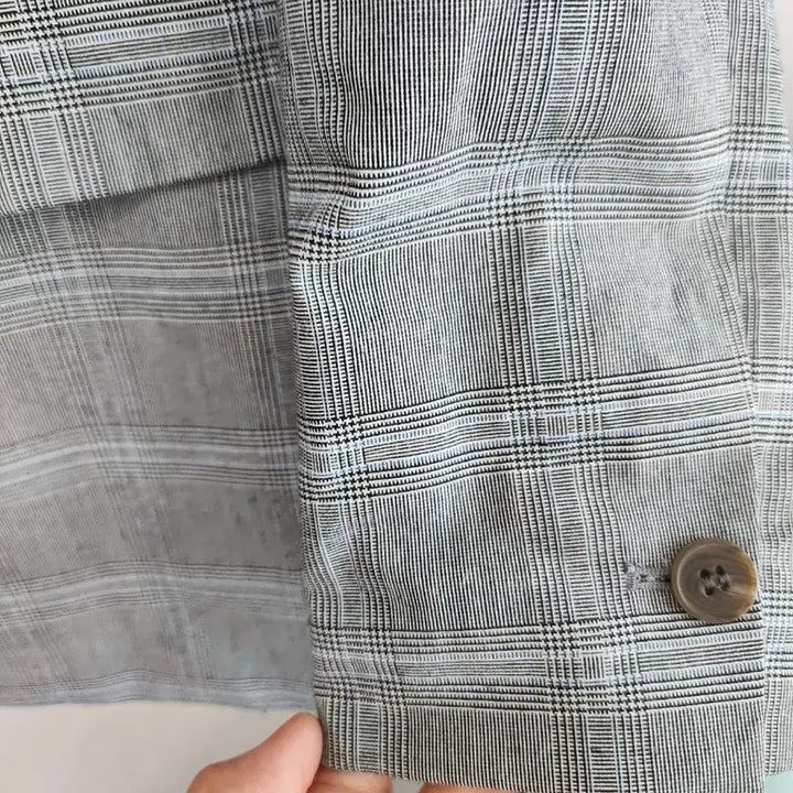 [BUNJANG] Roem Check Pattern Jacket / 로엠 체크 패턴 자켓. 55